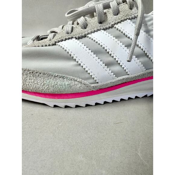 Adidas Originals SL 72 retro style sneaker gray/pink/purple Womens Size 8.5 UK 7 - Picture 7 of 16